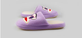 2012新款大嘴猴舒棉绒牛筋底家居拖鞋 时尚舒适，点亮居家生活